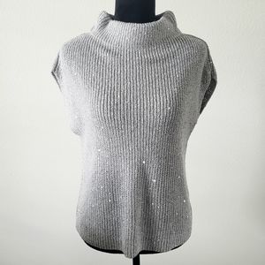 B2G1 NWT Jennifer Lopez Silver Sequin Sweater